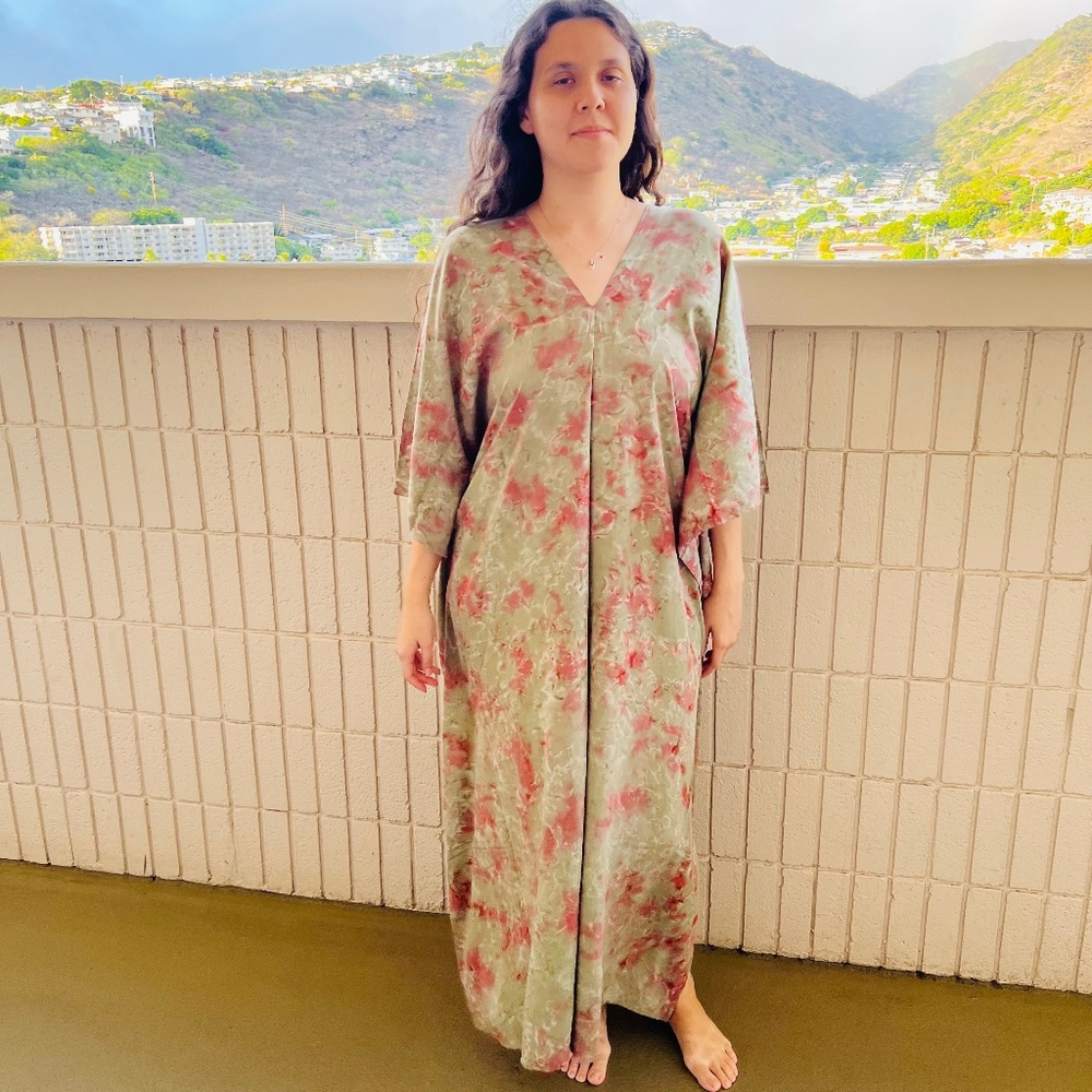 Tie Dye Boho Kaftan Spring Dresses Summer Dresses Maxi Dress Vacation